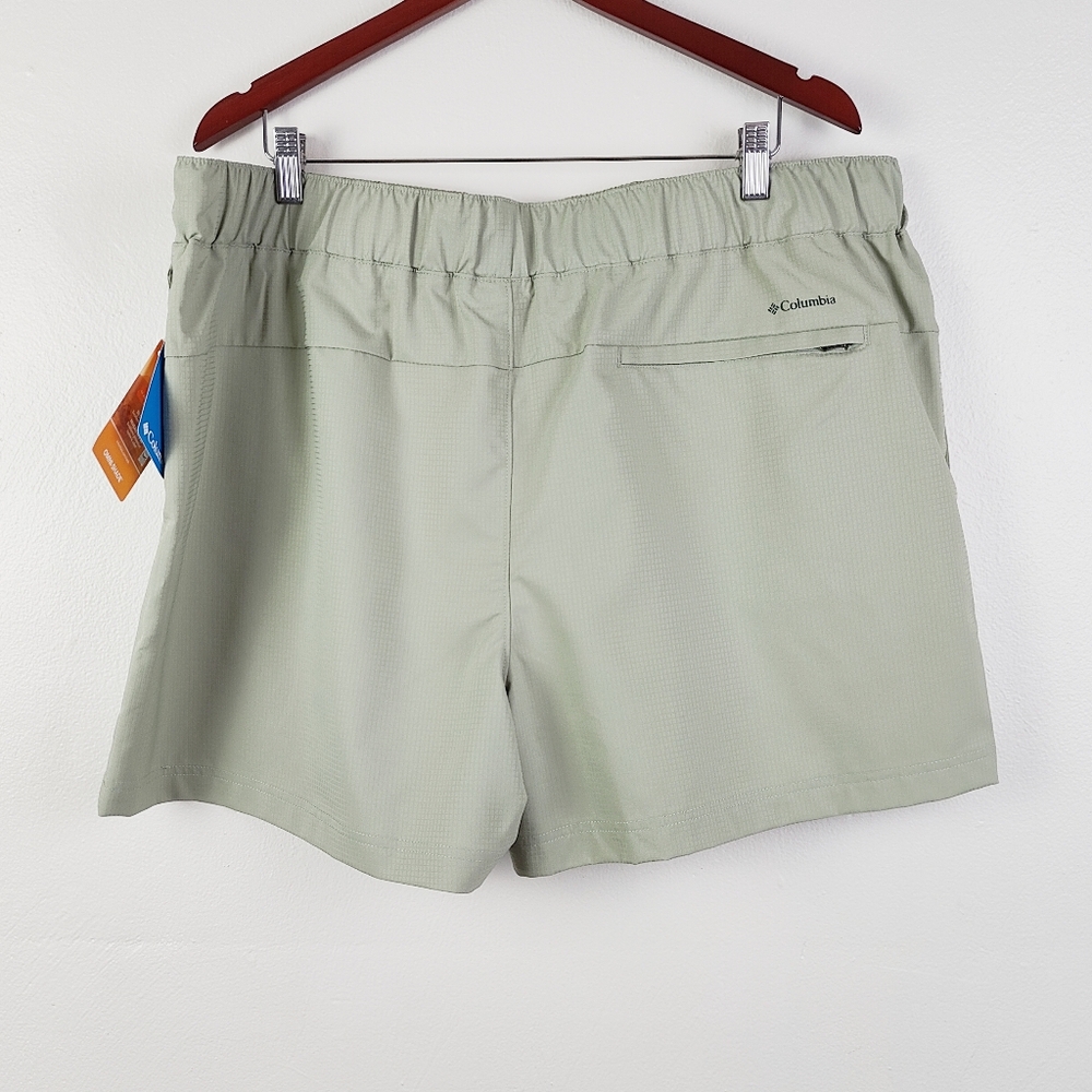 NEW! Columbia Anytime Lite Shorts Women's Plus Size XXL Stretchy Outdoor Green - Picture 5 of 11